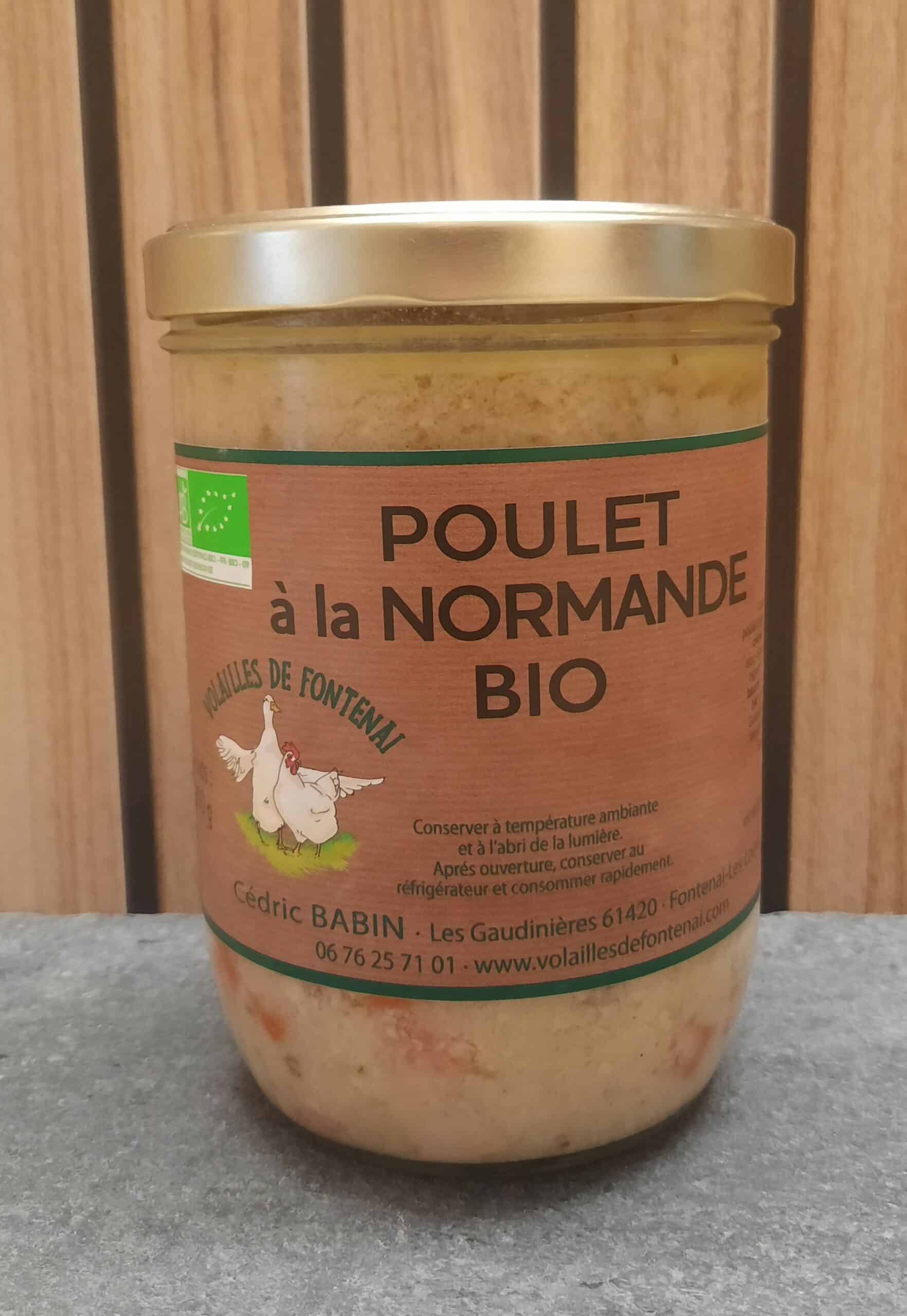 Poulet Ă la Normande 800g "Les Volailles de Fontenai"đ