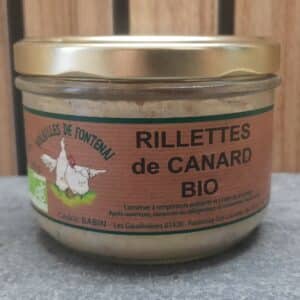 Rillettes de canard 180g "Les Volailles de Fontenai"🦆