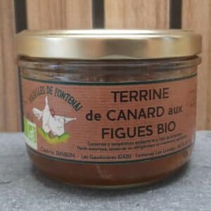 Terrine de canard figues 180g "Les Volailles de Fontenai"🦆