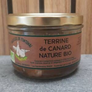 Terrine de canard nature 180g "Les Volailles de Fontenai"🦆