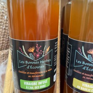 Vinaigre de Cidre Infusé à l’Ail des Ours 250 ml