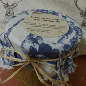 Mitonné de Daguet à la Normande – Bocal 900 g