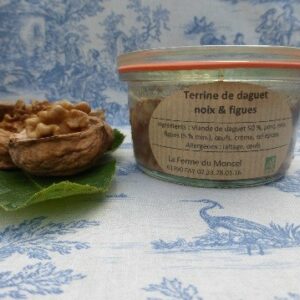 Terrine de Daguet Noix & Figues – Verrine 120 g