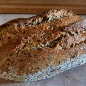 Pain aux graines – env. 500 g (farine T80)