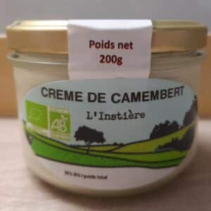 Crème de Camembert pasteurisée – 200 g "La Ferme de l'Instière"