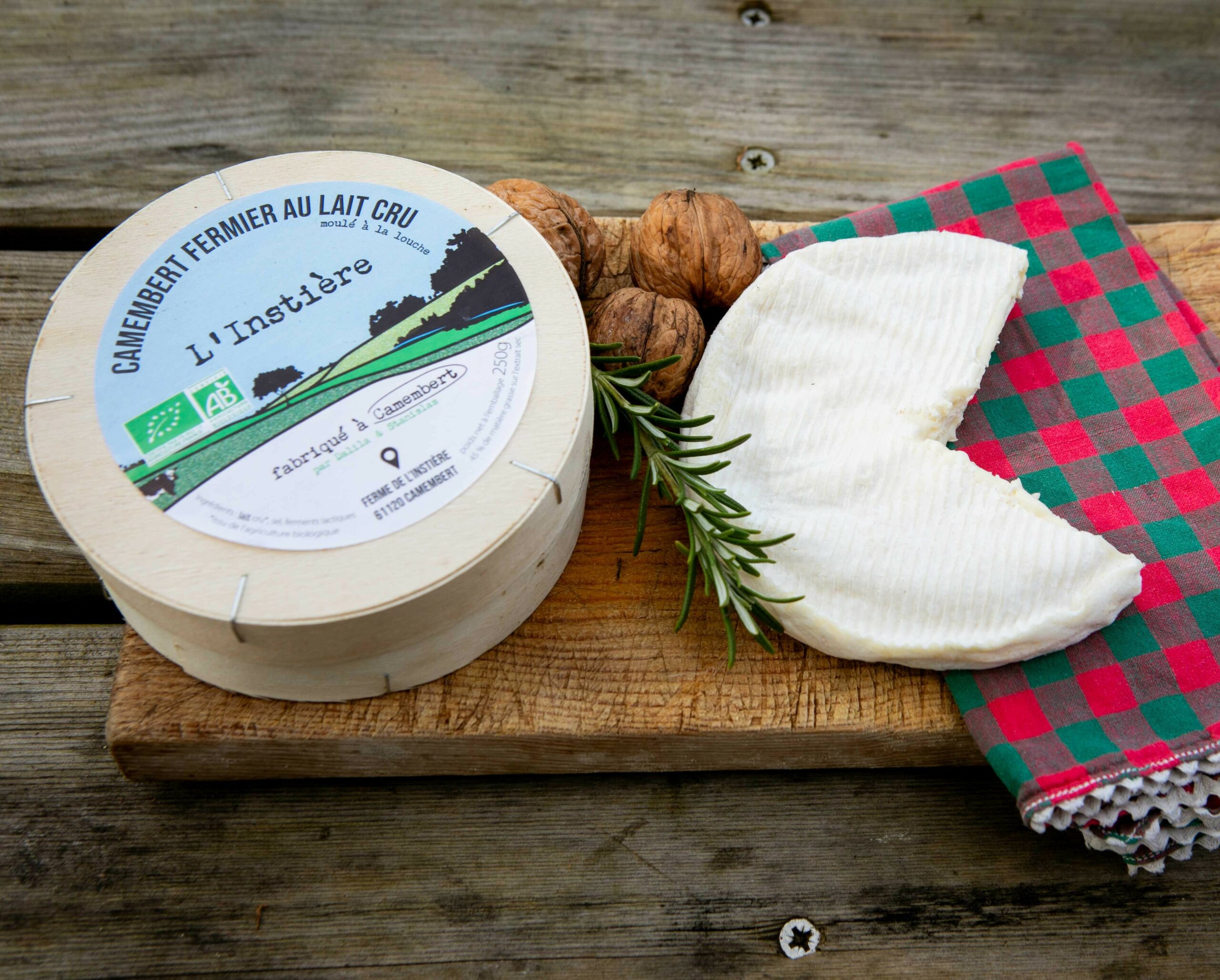 Camembert au lait cru - 250 g "La Ferme de l'Instière"