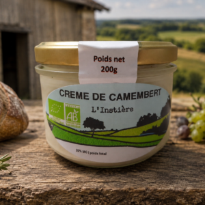 Crème de Camembert pasteurisée – 200 g "La Ferme de l'Instière"