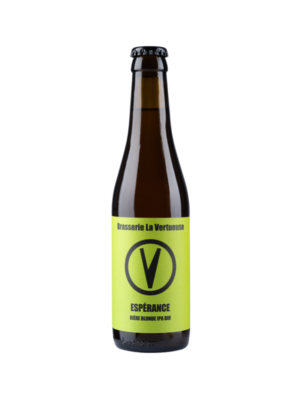 ESPÉRANCE – Bière blonde amère IPA – 33 cl "Brasserie La Vertueuse"