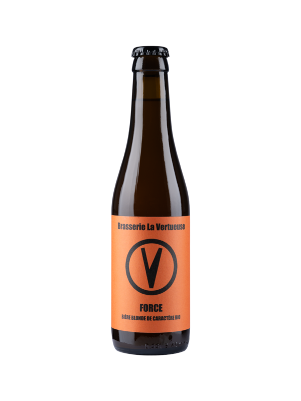 FORCE – Bière blonde de caractère – 33 cl "Brasserie La Vertueuse"