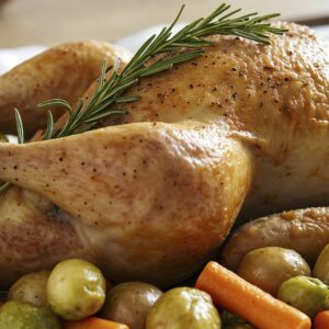 Pintade entière (1,5 à 2 kg – en barquette) Prix : 17,90 € / kg "Les Volailles de Fontenai"