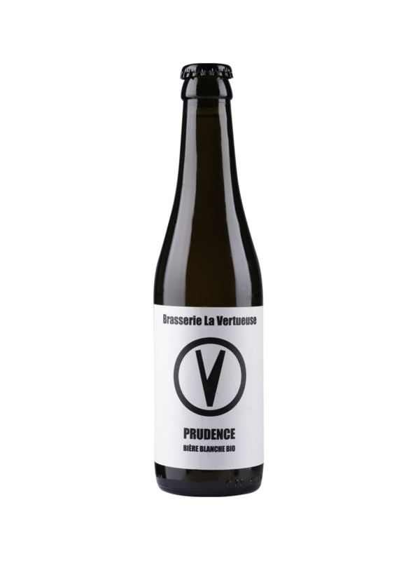 PRUDENCE – Bière blanche – 33 cl "Brasserie La Vertueuse"