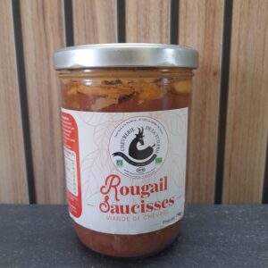Rougail Saucisses de Chèvre – 750 g "Chèvrerie de la Tuilerie"