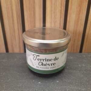 Terrine de Chèvre au Poivre Vert – 180 g "Chèvrerie de la Tuilerie"