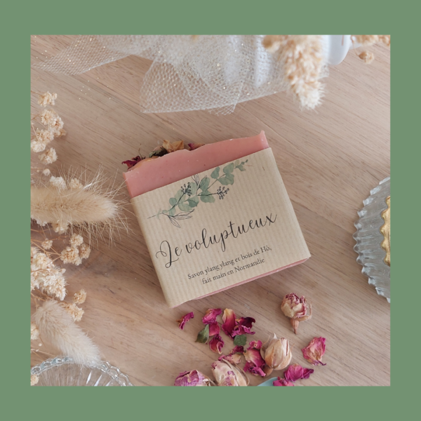 Savon visage et corps : "Le voluptueux" 100g "Eveil et sens au naturel" – Image 2