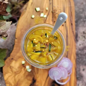 Pickles de courgette au curry – 270 g "Les Légumes du Désert"