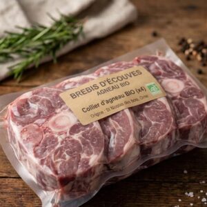 Colliers d’Agneau – Environ 400 g "Brebis d'Ecouves" prix : 17,30€ / kg